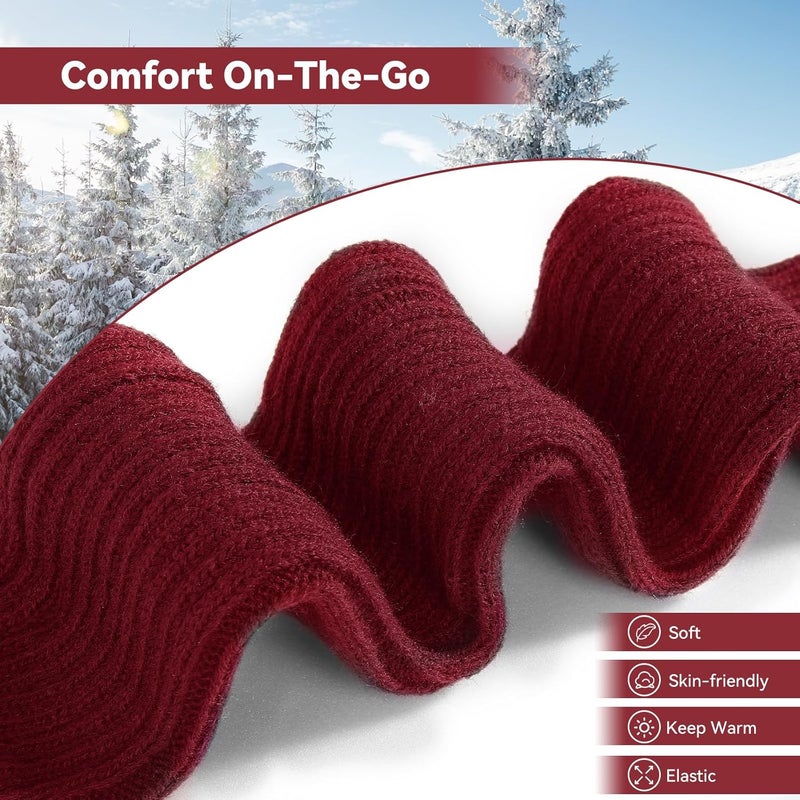 Pleneal Leg Warmers for Women - Leg Warmers 80s Ribbed Knitted Long Socks for Yoga Party Sports Fashion Accessories - Image 3